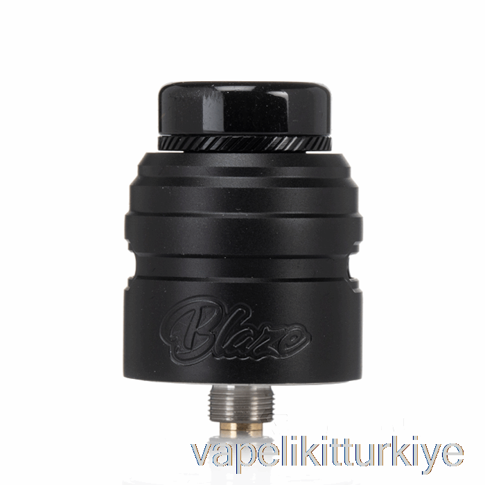 Vape Türkiye Thunderhead Creations Blaze Solo 24mm Bf Rda Mat Siyah